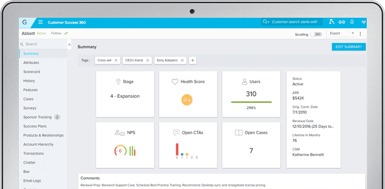 Customer 360 | Customer Success Software | Gainsight