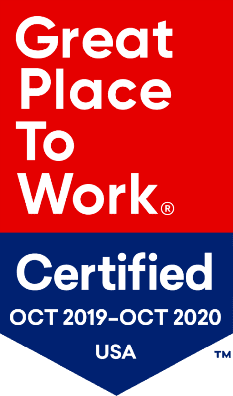 Great Place to Work® Certified 2019 thumbnail