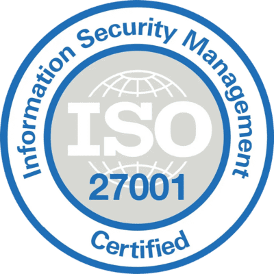 ISO 27001 Information Security Management Certified